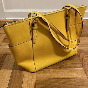 Michael Kors Jet Set Yellow Tote